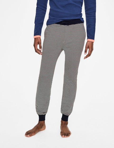 Jersey Lounge Trousers - Grey Marl/Red Stripe Jersey Lounge Trousers - Grey Marl/Red Stripe