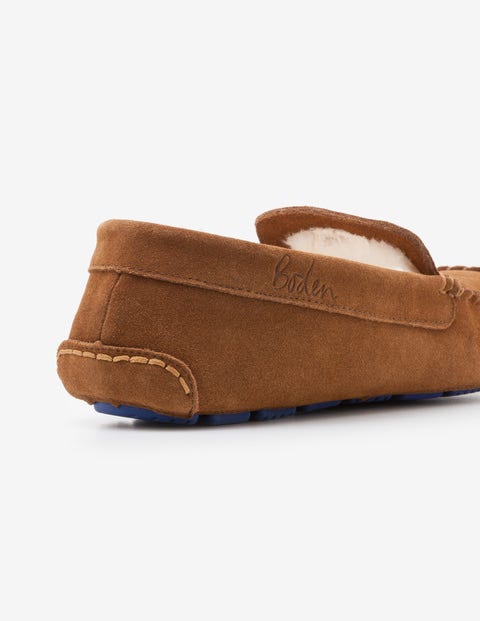 Moccasin Slippers - Brown Moccasin Slippers - Brown