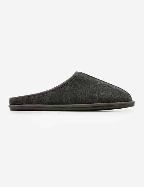 Felted Slippers - Charcoal Felted Slippers - Charcoal