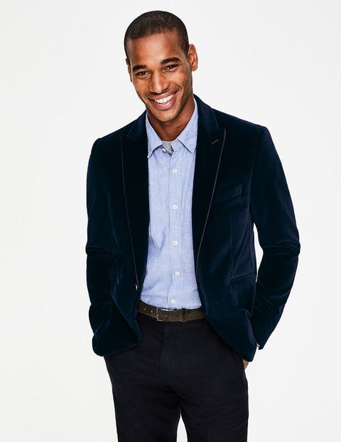 Rivington Velvet Jacket - Midnight Navy Rivington Velvet Jacket - Midnight Navy