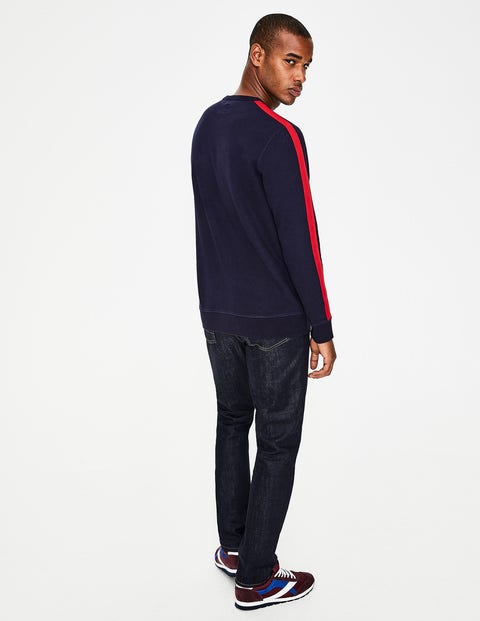 Whistler Sweatshirt - Navy/Red Stripe Whistler Sweatshirt - Navy/Red Stripe