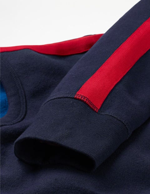 Whistler Sweatshirt - Navy/Red Stripe Whistler Sweatshirt - Navy/Red Stripe