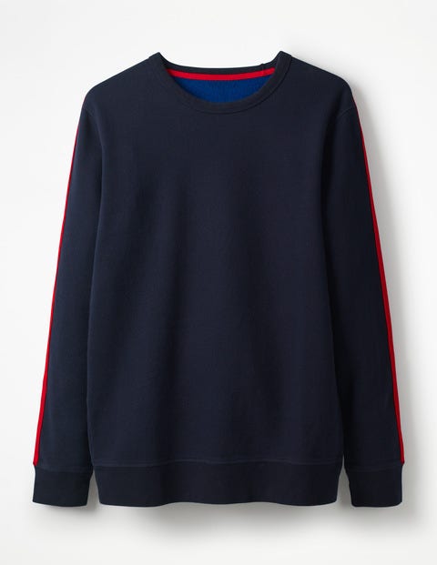 Whistler Sweatshirt - Navy/Red Stripe Whistler Sweatshirt - Navy/Red Stripe