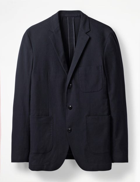 Canvey Textured Blazer - Navy Canvey Textured Blazer - Navy