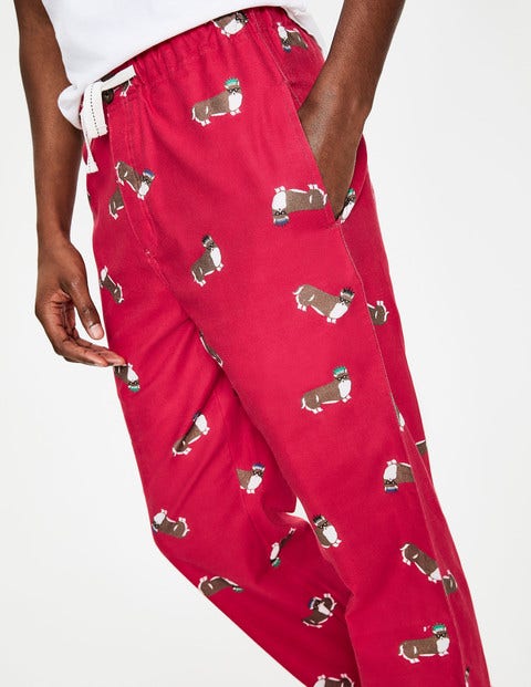 Printed Brushed Pull-Ons - Red Corgi Print Printed Brushed Pull-Ons - Red Corgi Print