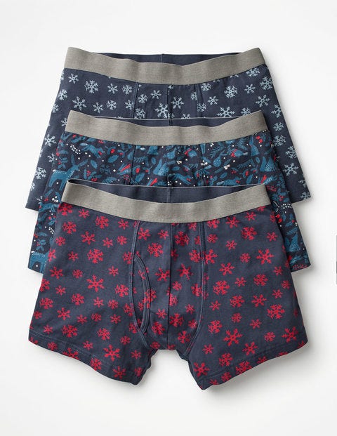 3 Pack Jersey Boxers - Festive Multi Pack 3 Pack Jersey Boxers - Festive Multi Pack