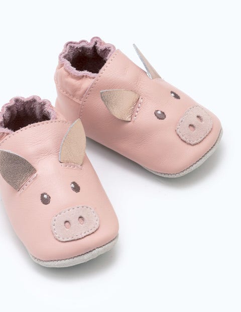 Piggy Leather Shoes - Provence Dusty Pink Piggy Leather Shoes - Provence Dusty Pink