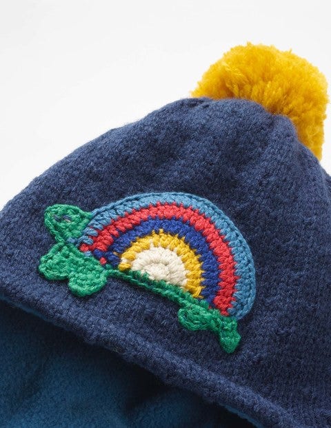Crochet Hat & Mittens Set - Beacon Blue Crochet Hat & Mittens Set - Beacon Blue