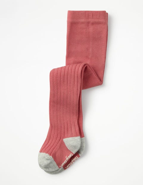 Rippenstrumpfhose - Herbstrosa Rippenstrumpfhose - Herbstrosa