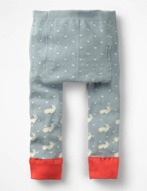 Knitted Leggings - Dover Sky Pin Spot Knitted Leggings - Dover Sky Pin Spot
