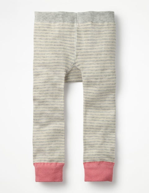 Knitted Leggings - Grey Marl/Ecru Knitted Leggings - Grey Marl/Ecru