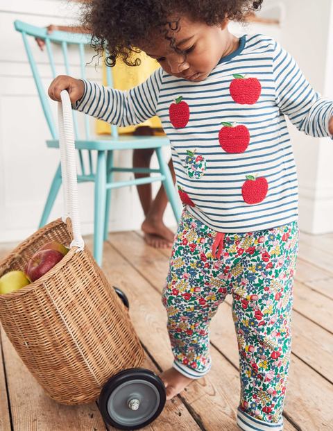 Supersoft Reversible Trousers - Multi Flowerbed Supersoft Reversible Trousers - Multi Flowerbed