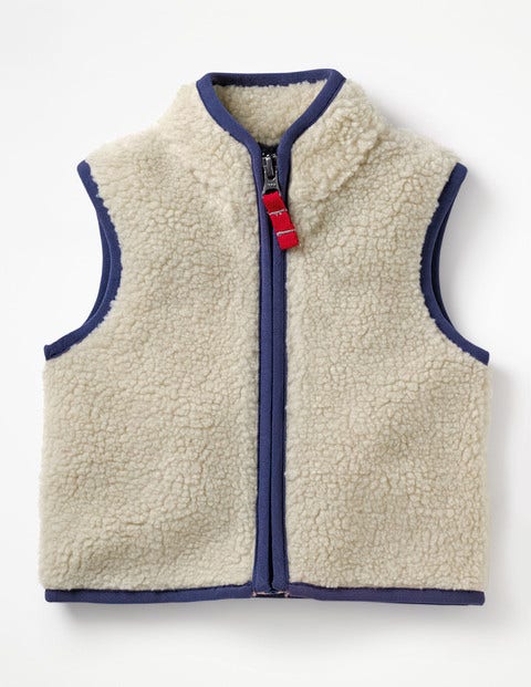 Cosy Borg Vest - Oatmeal Marl Cosy Borg Vest - Oatmeal Marl