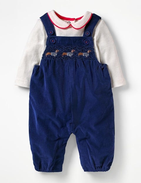 Nostalgic Overall Set - Beacon Blue Sausage Dog Nostalgic Overall Set - Beacon Blue Sausage Dog