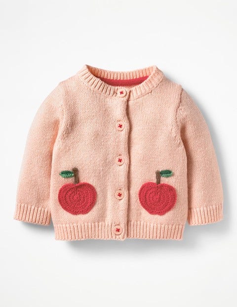 Characterful Crochet Cardigan - Provence Dusty Pink Apples Characterful Crochet Cardigan - Provence Dusty Pink Apples