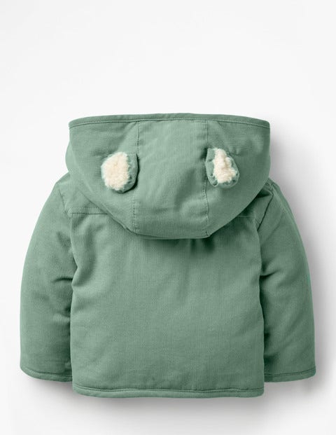 Woodland Animals Cord Jacket - Pixie Green Woodland Animals Cord Jacket - Pixie Green