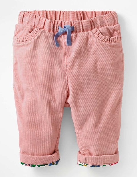 Appliqué Pocket Cord Pants - Almond Blossom Pink Apple Appliqué Pocket Cord Pants - Almond Blossom Pink Apple