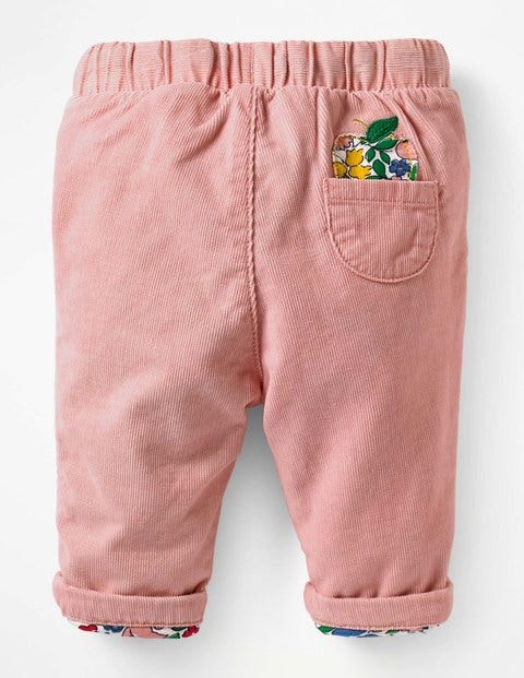 Appliqué Pocket Cord Pants - Almond Blossom Pink Apple Appliqué Pocket Cord Pants - Almond Blossom Pink Apple