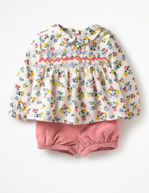 Smock Woven Play Set - Multi Blossom Smock Woven Play Set - Multi Blossom