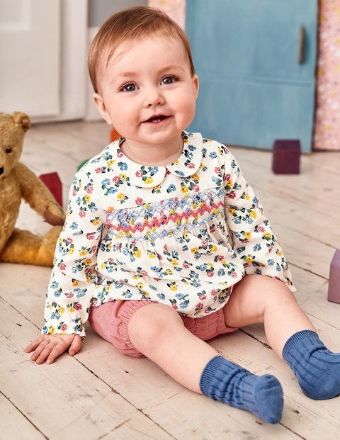 Smock Woven Play Set - Multi Blossom Smock Woven Play Set - Multi Blossom