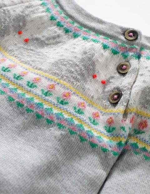 Fun Knitted Play Set - Grey Marl Fair Isle Fun Knitted Play Set - Grey Marl Fair Isle