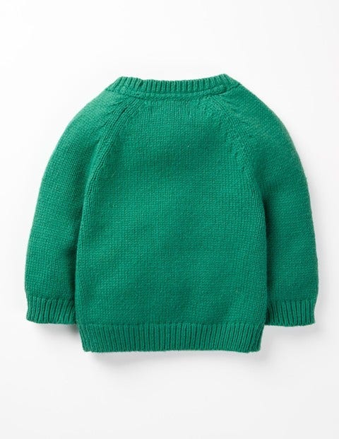 Crochet Characters Cardigan - Greenhouse Green Owl Crochet Characters Cardigan - Greenhouse Green Owl