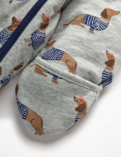 Cosy All-In-One - Grey Marl Sausage Dogs Cosy All-In-One - Grey Marl Sausage Dogs