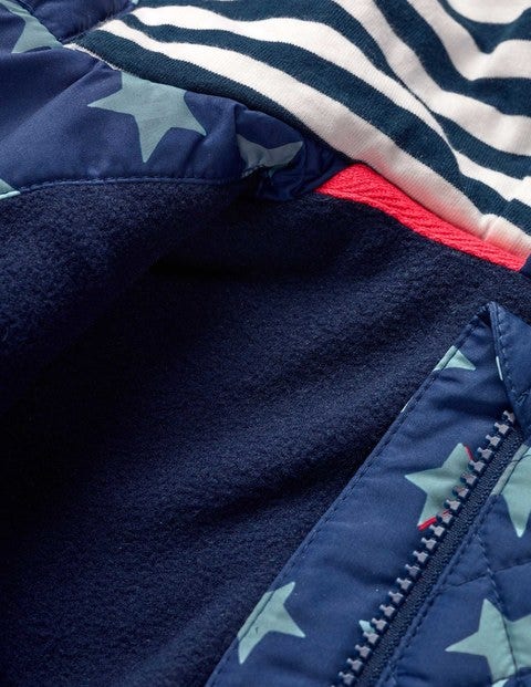 Starry Quilted Coat - Beacon Blue Shadow Star Starry Quilted Coat - Beacon Blue Shadow Star