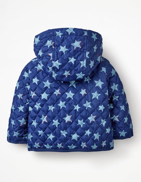 Starry Quilted Coat - Beacon Blue Shadow Star Starry Quilted Coat - Beacon Blue Shadow Star