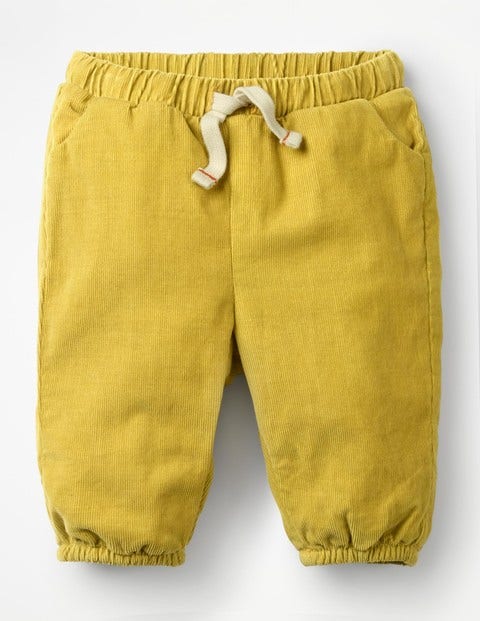 Pocket Pet Cord Trousers - Sunshine Yellow Sprout Pocket Pet Cord Trousers - Sunshine Yellow Sprout