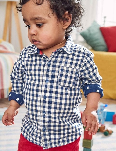 Woven Shirt - Beacon Blue Gingham Woven Shirt - Beacon Blue Gingham