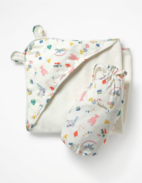 Supersoft Hooded Towel - Multi Nursery Supersoft Hooded Towel - Multi Nursery