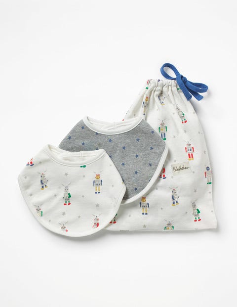 2 Pack Robot Dribble Bibs - Multi Robots 2 Pack Robot Dribble Bibs - Multi Robots