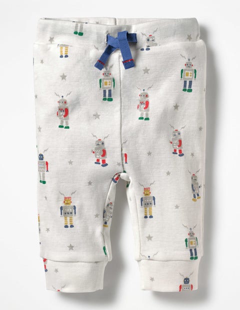 Fun Ribbed Leggings - Multi Robots Fun Ribbed Leggings - Multi Robots