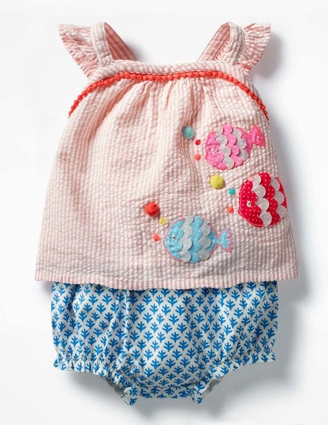 Strappy Woven Play Set - Almond Blossom Pink Coral Reef Strappy Woven Play Set - Almond Blossom Pink Coral Reef