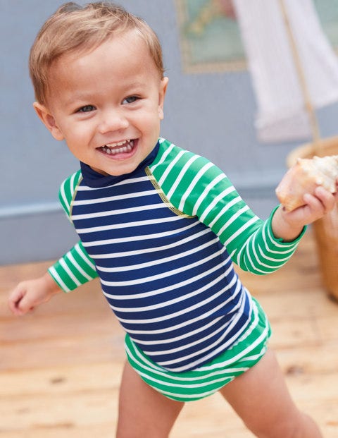 Rash Vest & Pants Set - Astro Green/Deep Sea Blue Rash Vest & Pants Set - Astro Green/Deep Sea Blue