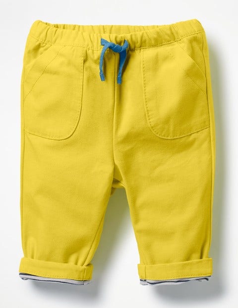 Pull-On Trousers - Sweetcorn Yellow Pull-On Trousers - Sweetcorn Yellow
