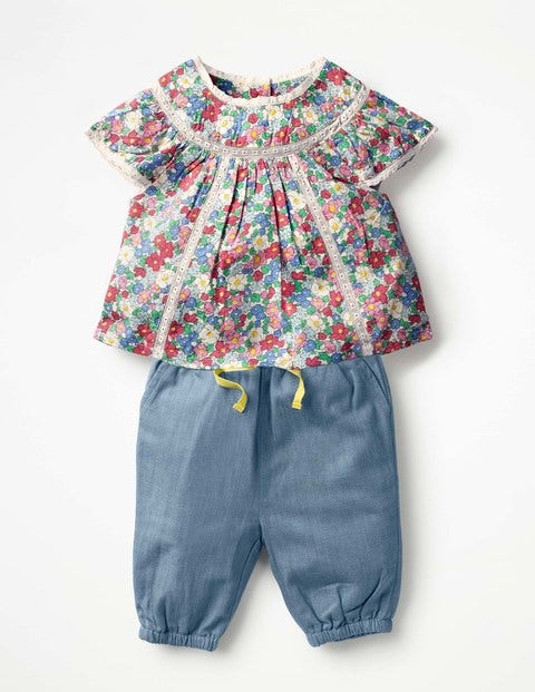 Pretty Woven Play Set - Multi Vintage Floral Pretty Woven Play Set - Multi Vintage Floral