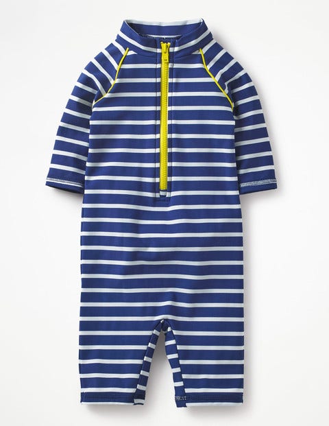 Animal Surf Suit - Deep Sea/Ivory Stripe Animal Surf Suit - Deep Sea/Ivory Stripe