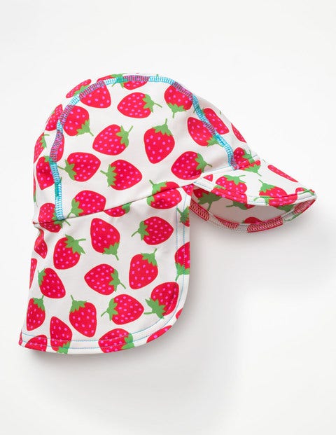 Pretty Swim Hat - Ivory Sweet Strawberries Pretty Swim Hat - Ivory Sweet Strawberries