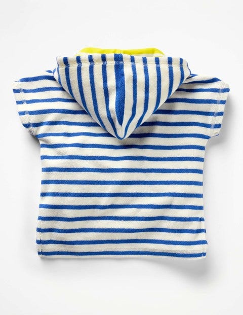 Novelty Towelling Throw-On - Ivory/Skipper Blue Rainbow Novelty Towelling Throw-On - Ivory/Skipper Blue Rainbow