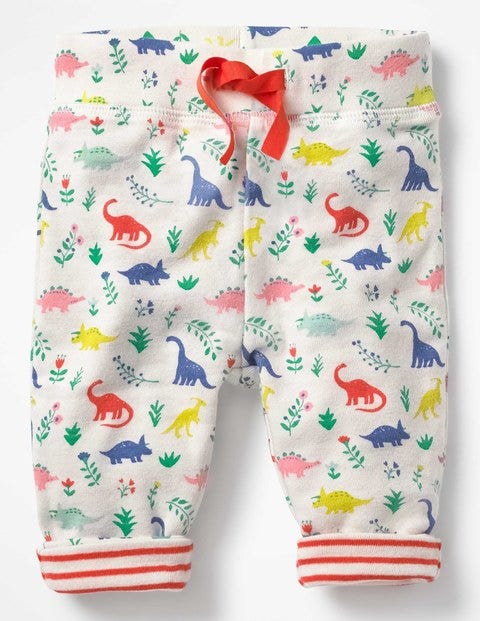 Supersoft Reversible Pants - Multi Dino Floral Supersoft Reversible Pants - Multi Dino Floral