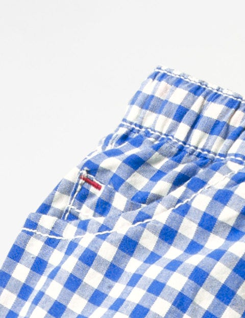 Roll-Up Trousers - Skipper Blue Gingham Roll-Up Trousers - Skipper Blue Gingham