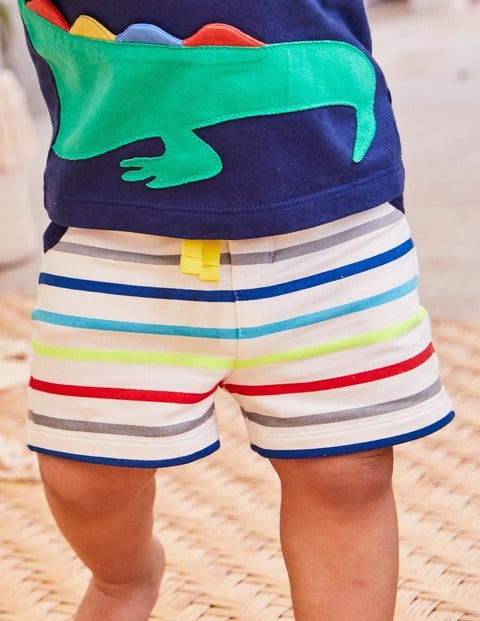 Jersey Shorts - Fun Stripe Jersey Shorts - Fun Stripe