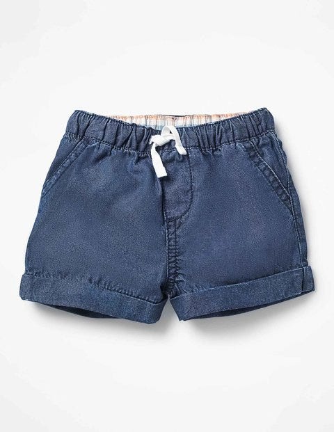 Woven Explorer Shorts - Chambray Woven Explorer Shorts - Chambray
