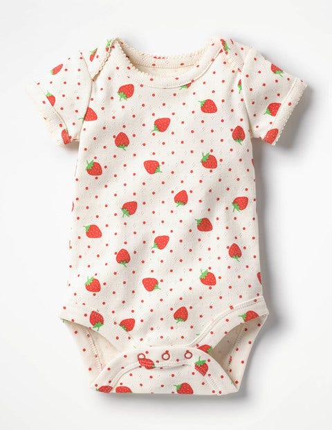 Sweet Pointelle Body - Rosehip Red Strawberry Spot Sweet Pointelle Body - Rosehip Red Strawberry Spot