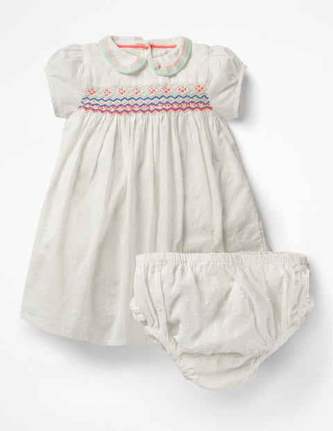 Collared Smock Dress - Ivory Collared Smock Dress - Ivory