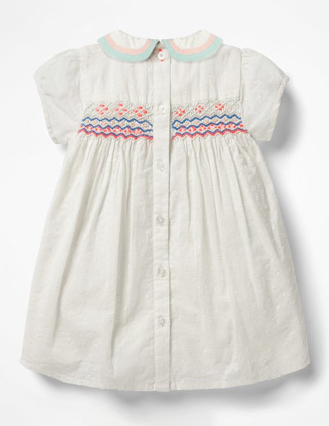 Collared Smock Dress - Ivory Collared Smock Dress - Ivory
