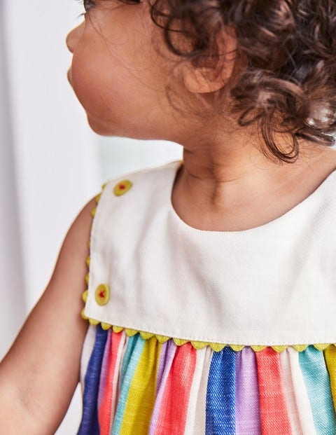 Rainbow Sailor Dress - Candy Stripe Rainbow Sailor Dress - Candy Stripe