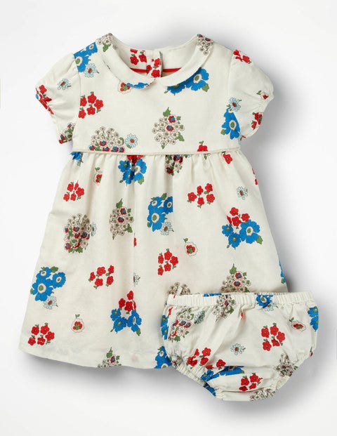 Printed Occasion Dress - Multi Baby Vintage Posey Printed Occasion Dress - Multi Baby Vintage Posey
